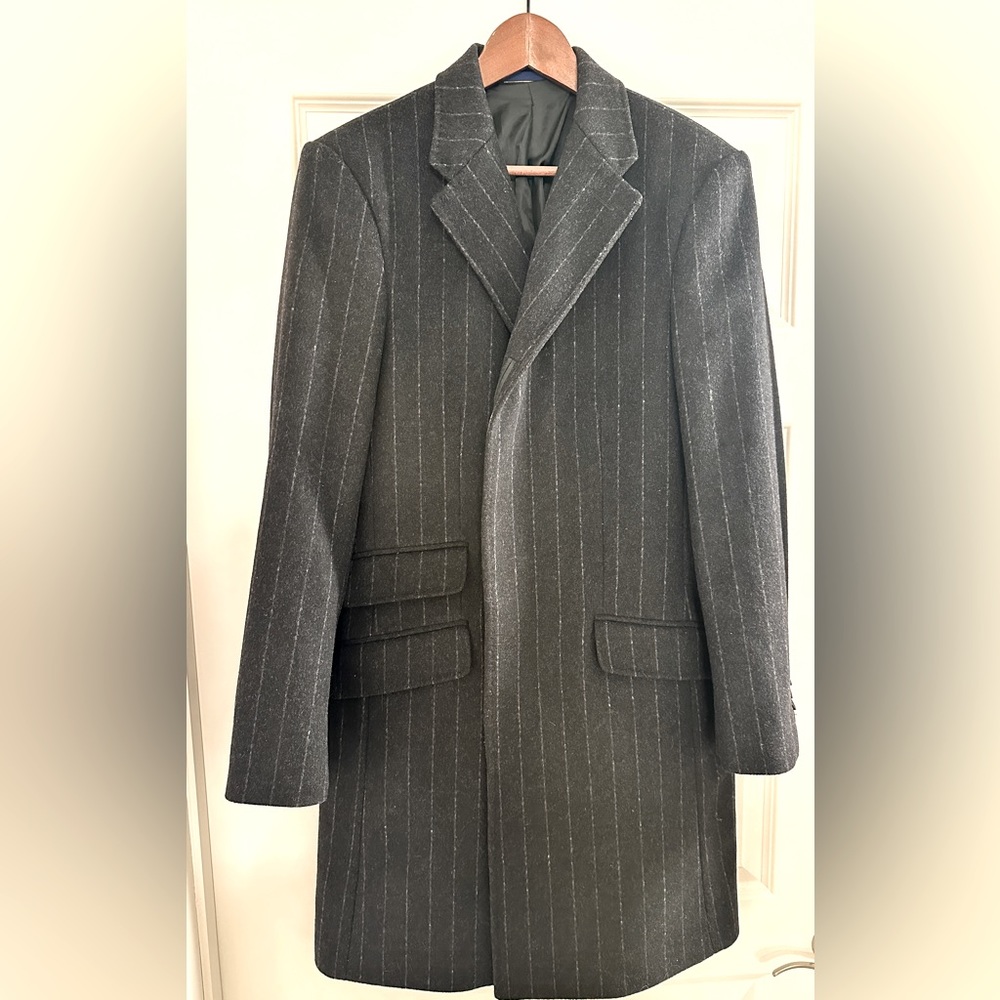 Banana Republic Pinstripe Overcoat